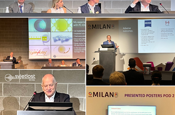 The Team from Eye Clinic Svjetlost participated and was actively engaged in this year's ESCRS in Milan, as per usual